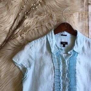 Pure Irish Linen Talbots Blouse